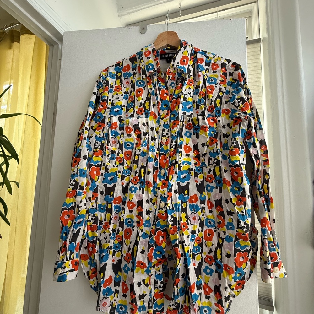 Ilana Kohn ditsy floral Swan Shirt